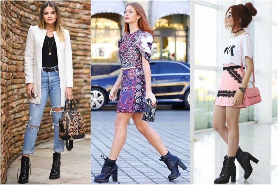 look coturno noite