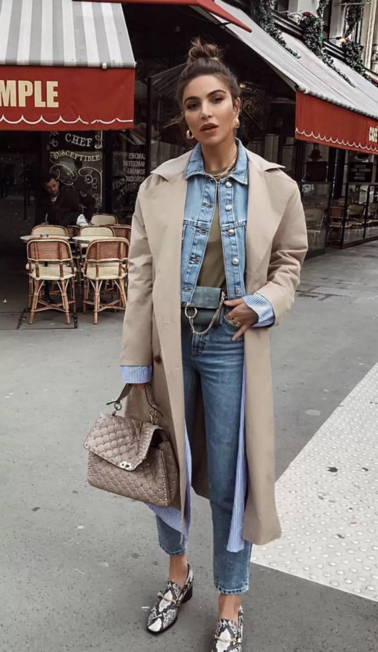 look de frio feminino com tricô