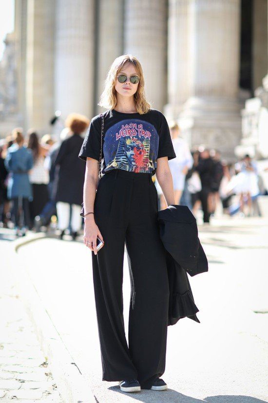 Como usar calça wide leg no inverno 2025/2026