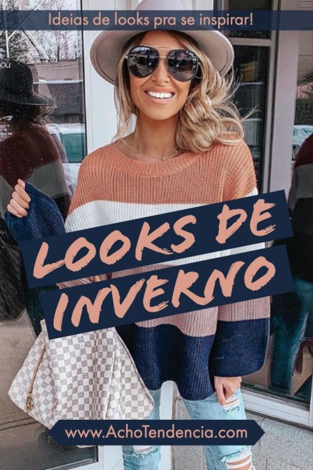 inspiração look inverno feminino dia a dia