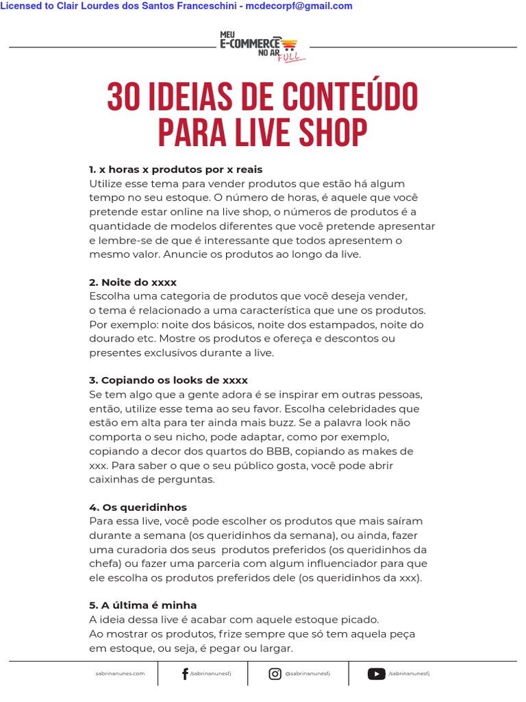 live! vs outras marcas de moda fitness