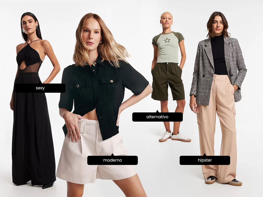 ideias de looks modernos femininos para o dia a dia