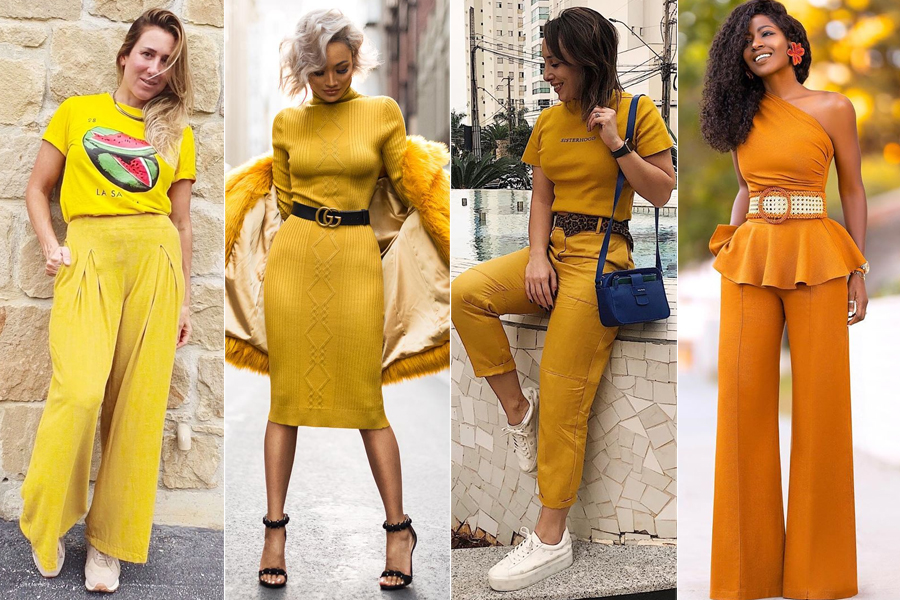 acessórios look monocromático