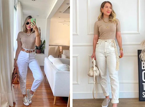 look para ano novo com calça branca