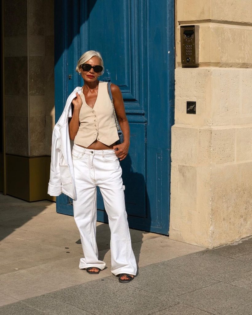 look para ano novo com calça branca