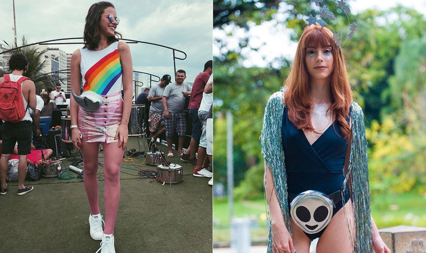 look para bloco de carnaval com tênis e pochete