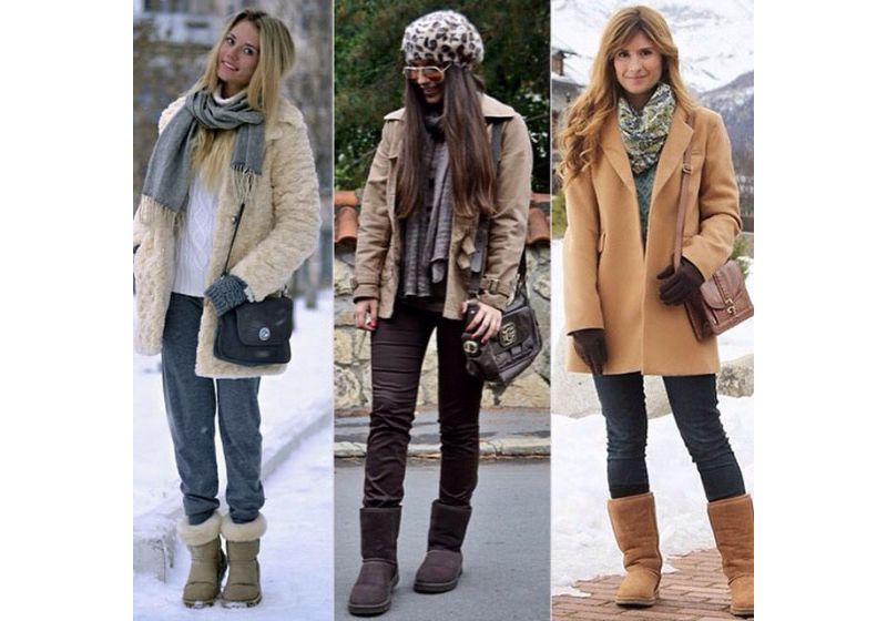 como usar cachecol em look para frio simples