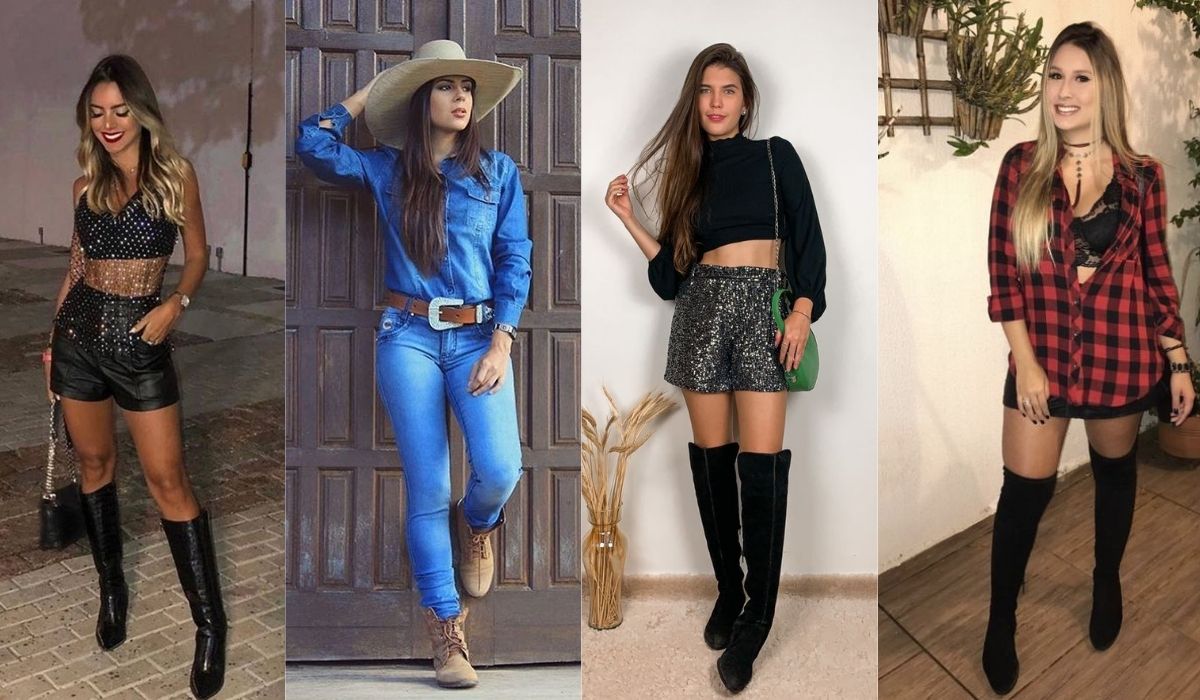 look rodeio feminino vs look festa junina