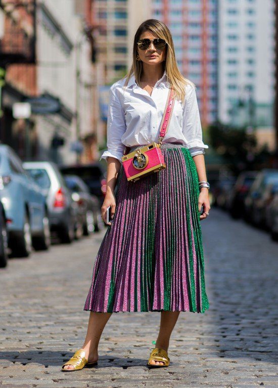 erros comuns ao usar saia plissada e como evitar