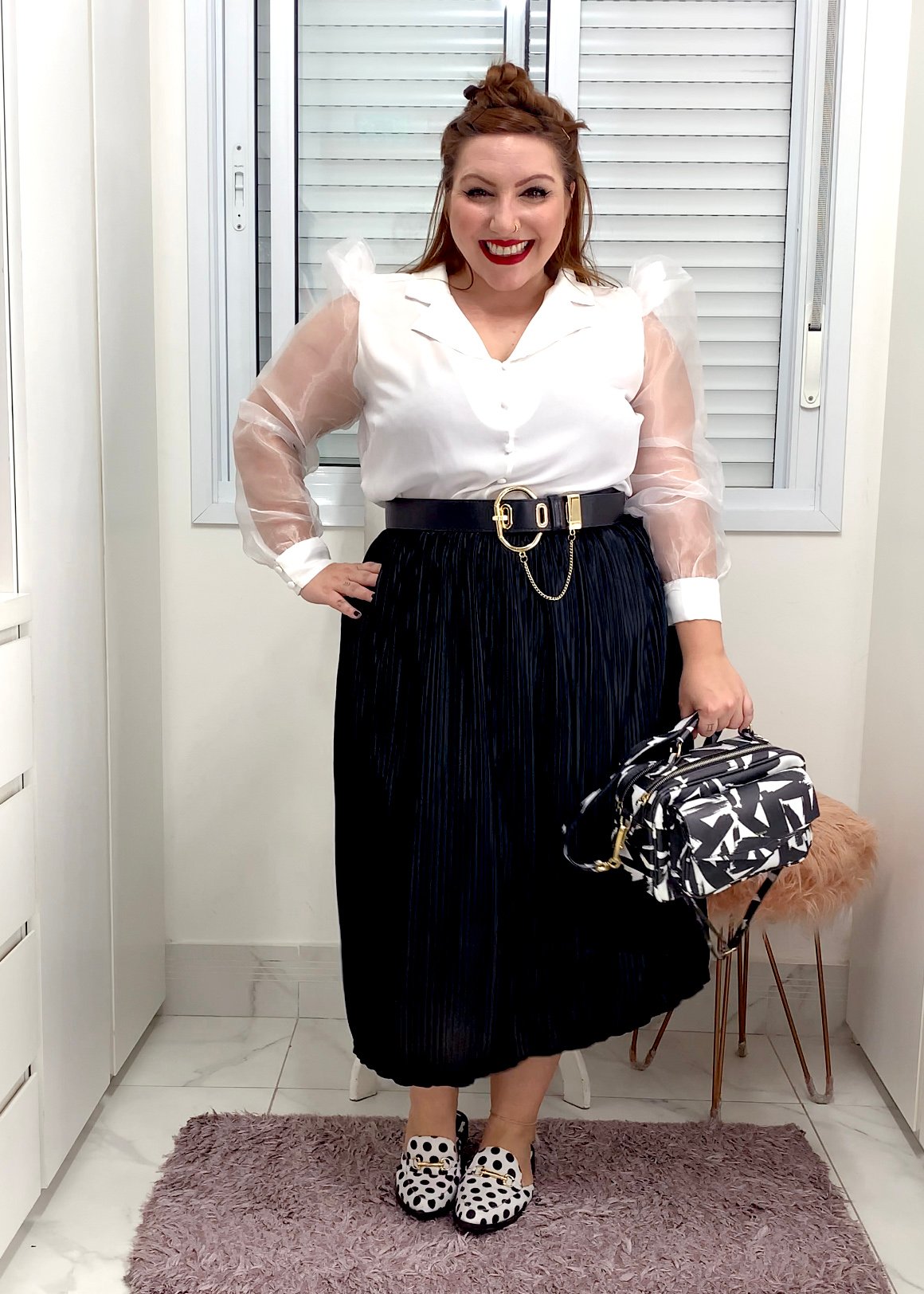 looks com saia plissada para todas as ocasiões