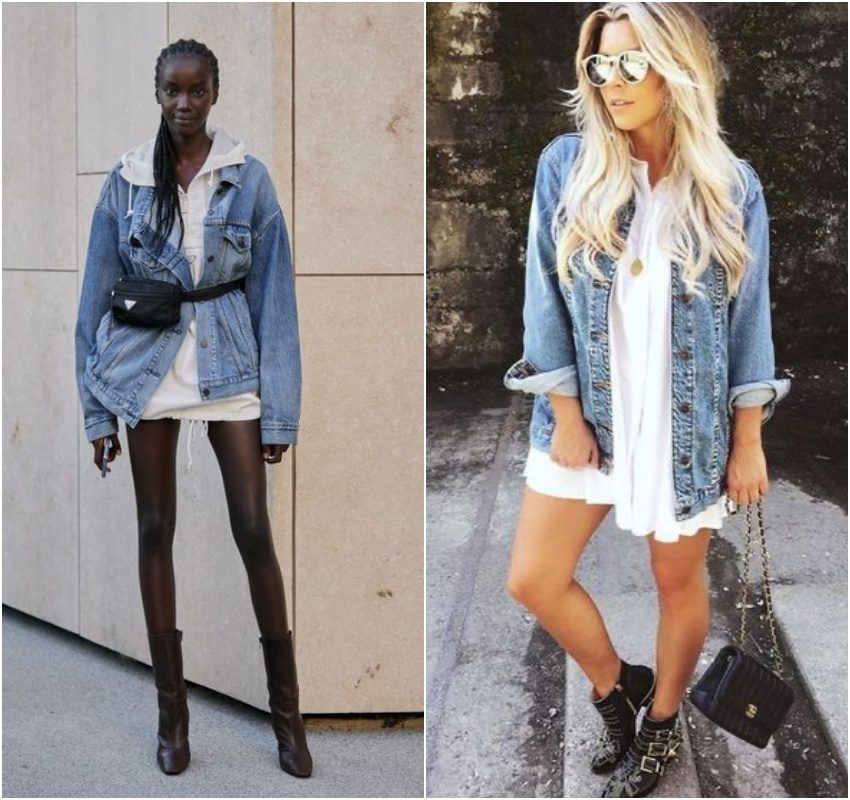 vestido jeans curto vs longo qual escolher