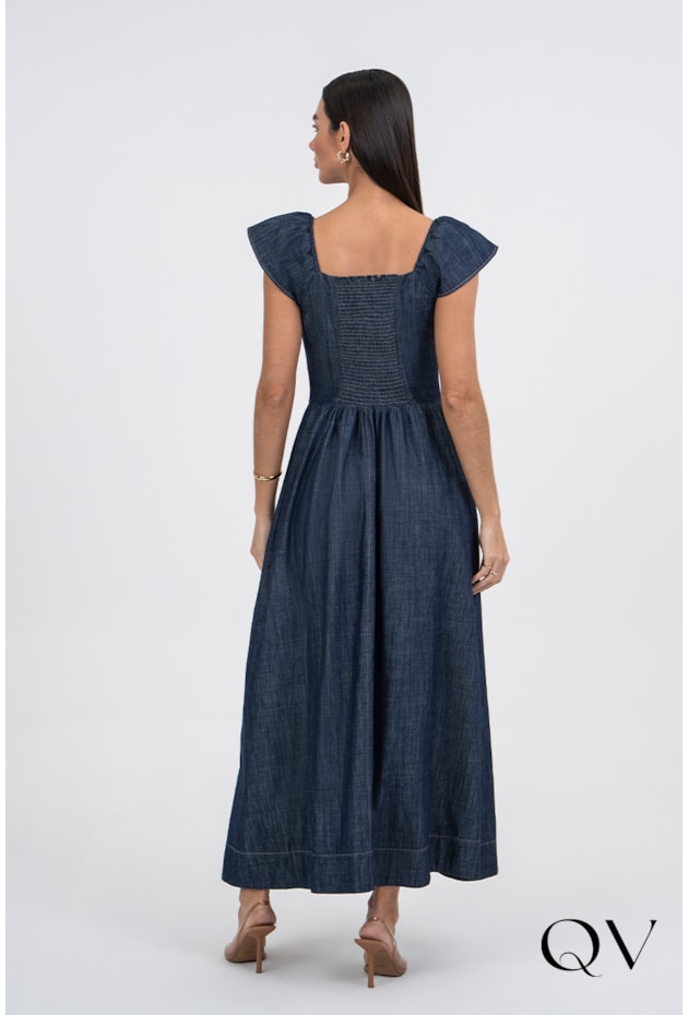 preço médio vestido jeans de marca
