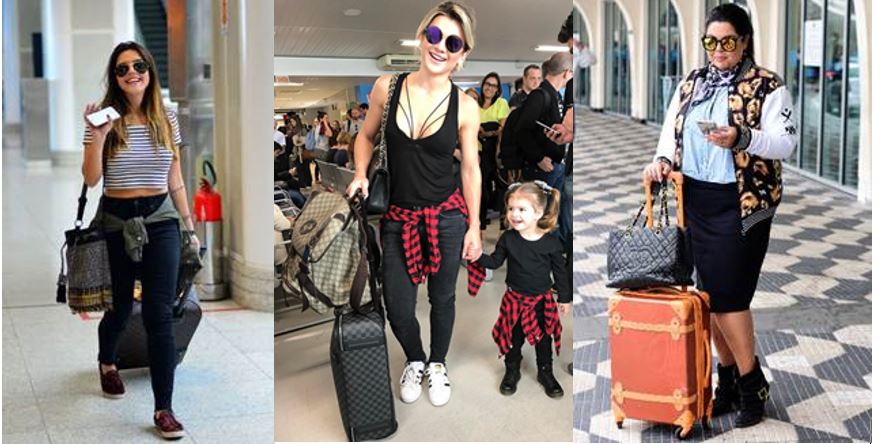 aerolook de blogueira vs. look casual de viagem