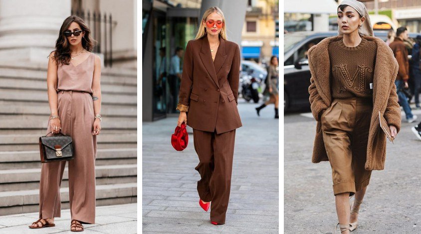 como usar calça marrom com blazer para o trabalho