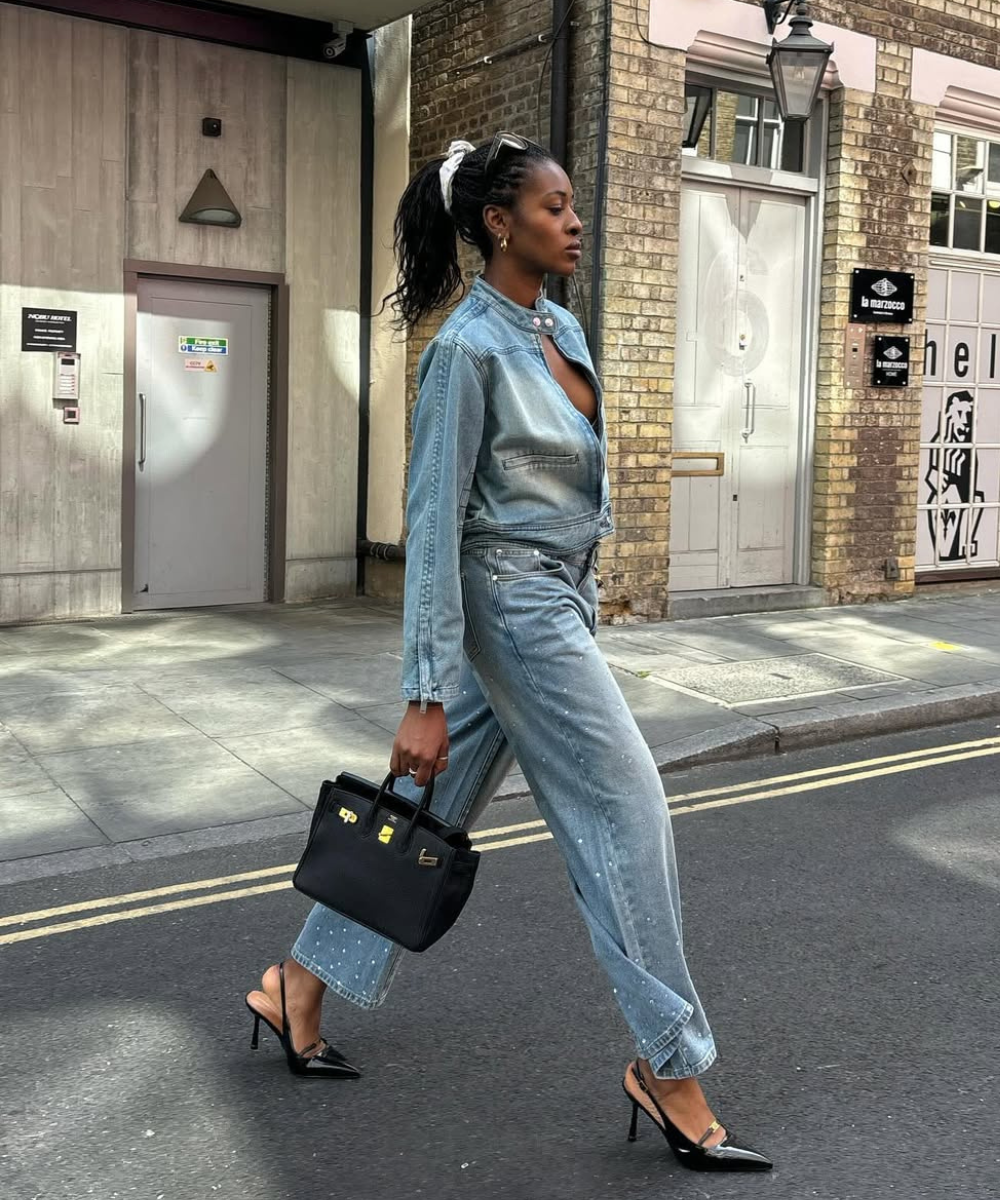 looks com calça jeans e salto alto