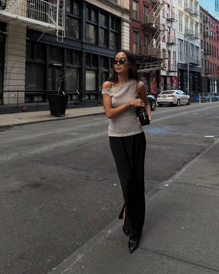 calça reta scarpin bico fino trabalho