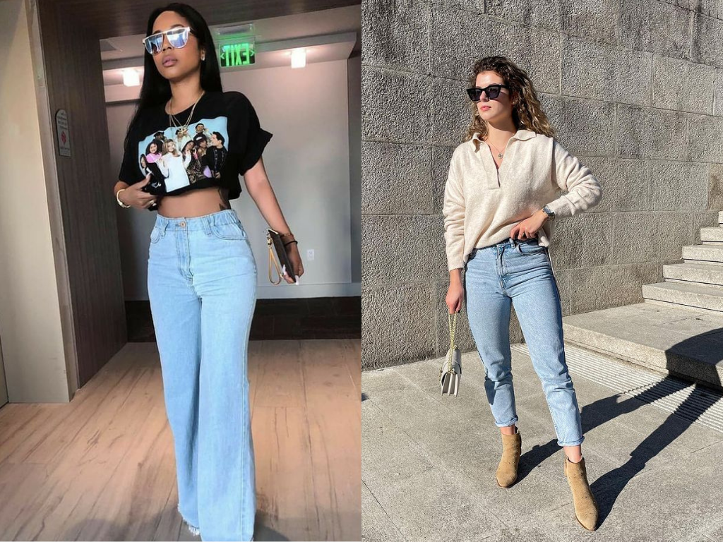 looks com calça jeans e salto alto