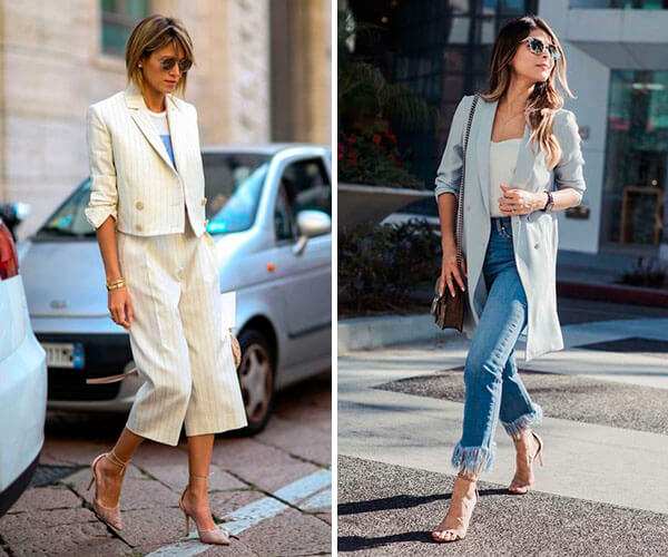 calça skinny ou flare com salto