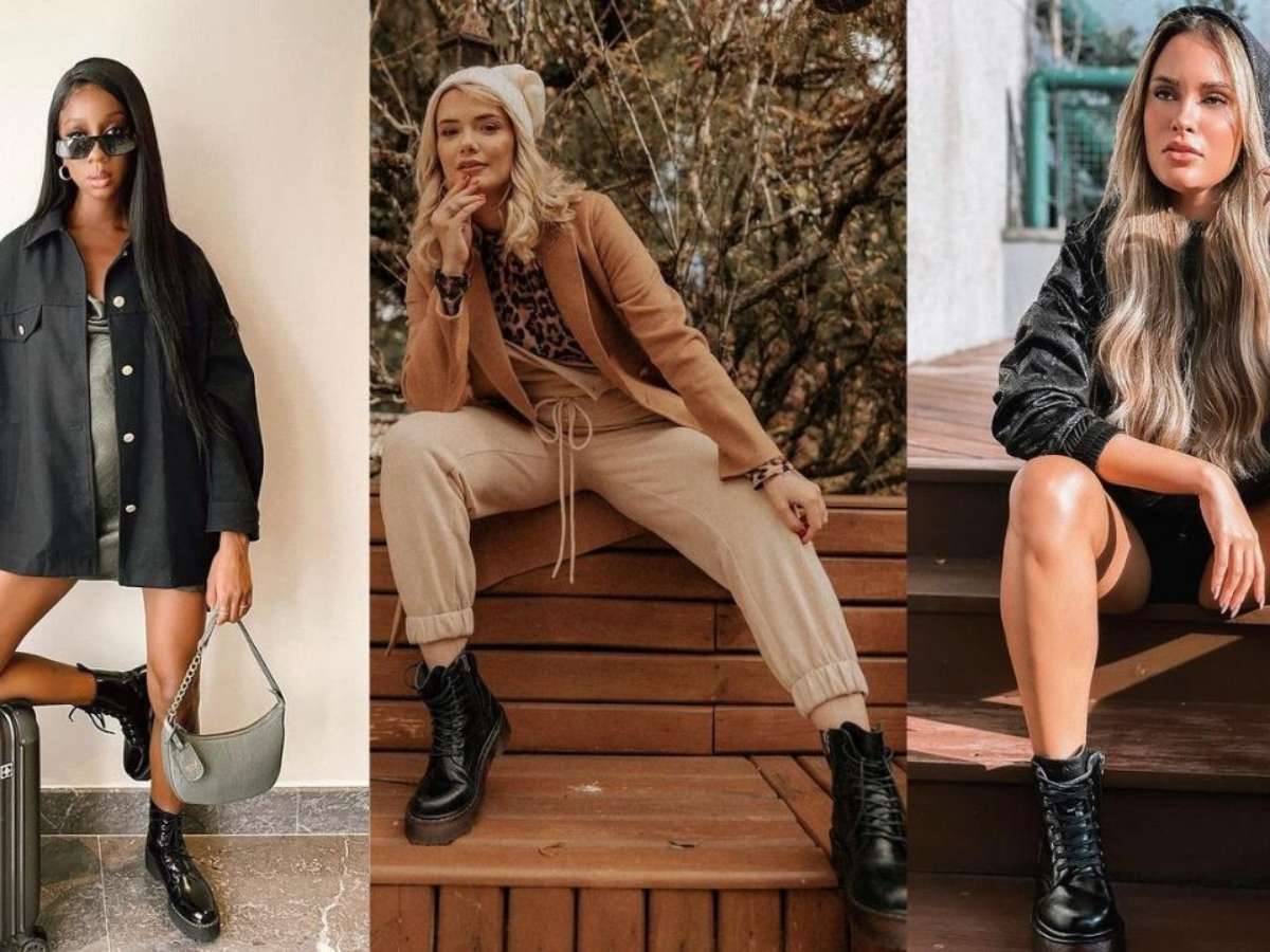 5 Looks com Coturno para Quebrar a Delicadeza do Vestido