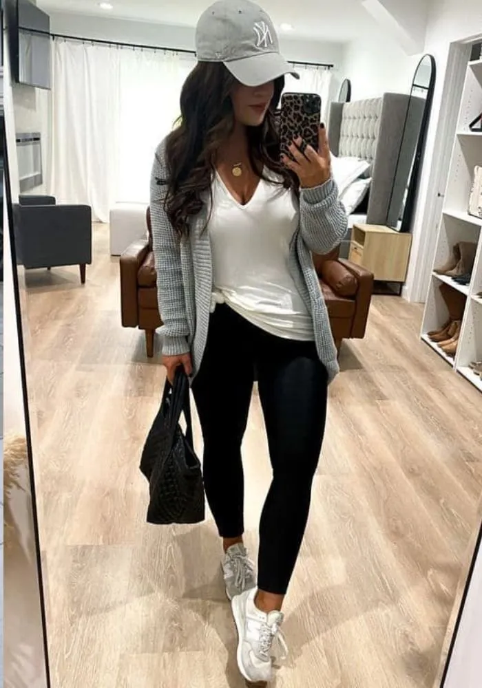 looks com legging e camisa