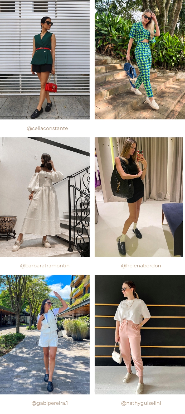 looks com mocassim feminino para inspiração