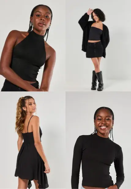 10 Ideias de Looks Casuais com Vestido Preto Básico