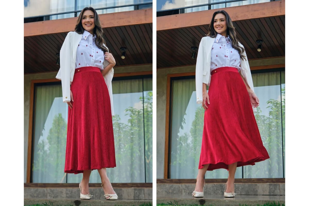 melhores looks de inverno com saia midi
