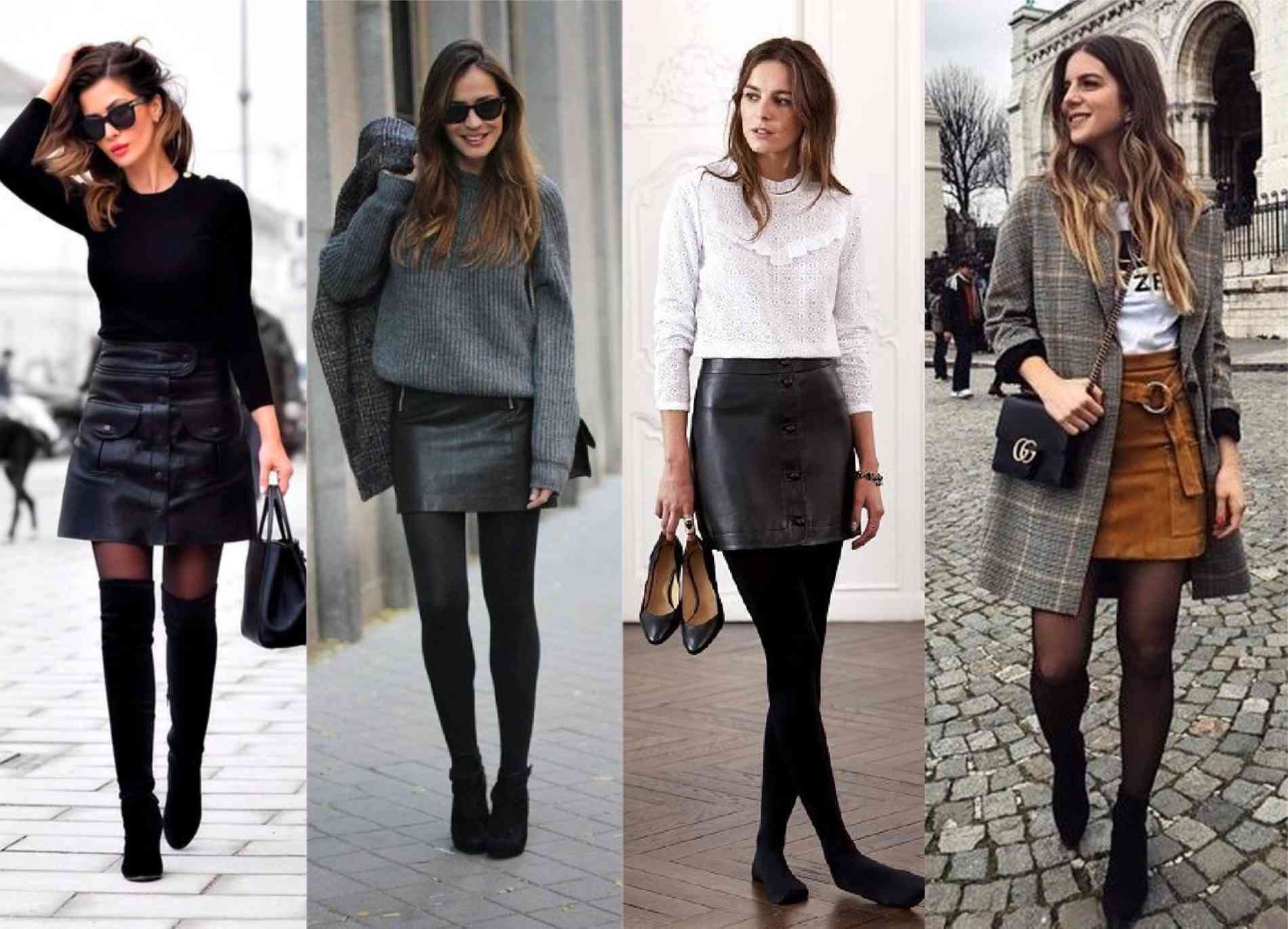 melhores looks de inverno com saia midi
