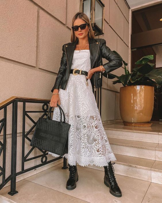 looks all black com coturno