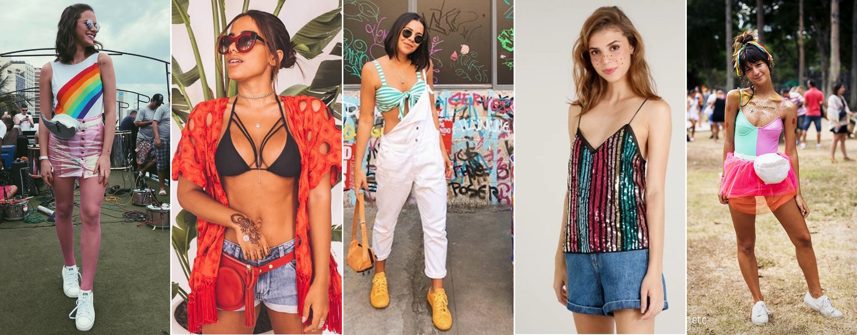 roupas com franjas carnaval