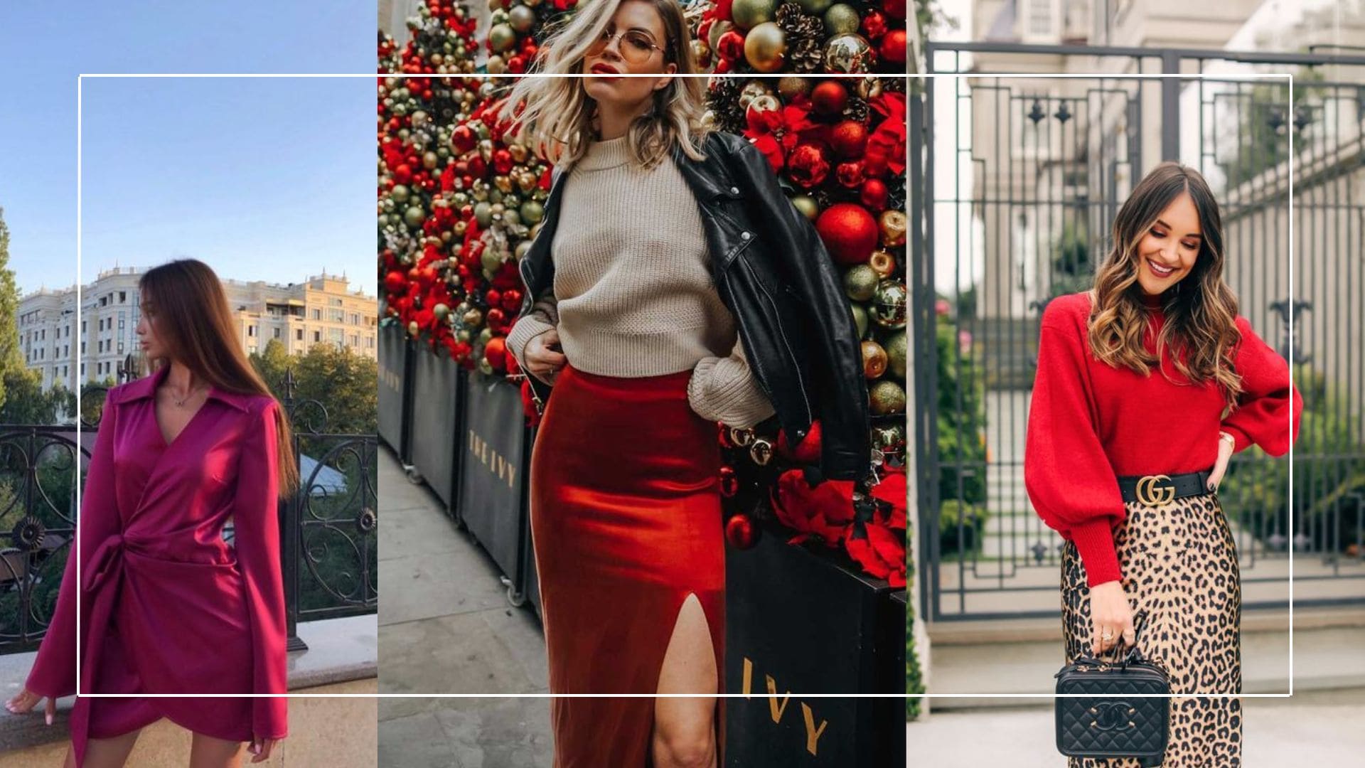 Looks para o Natal: vermelho, brilho e elegância