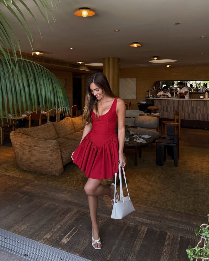 vestidos de festa vermelhos para o natal