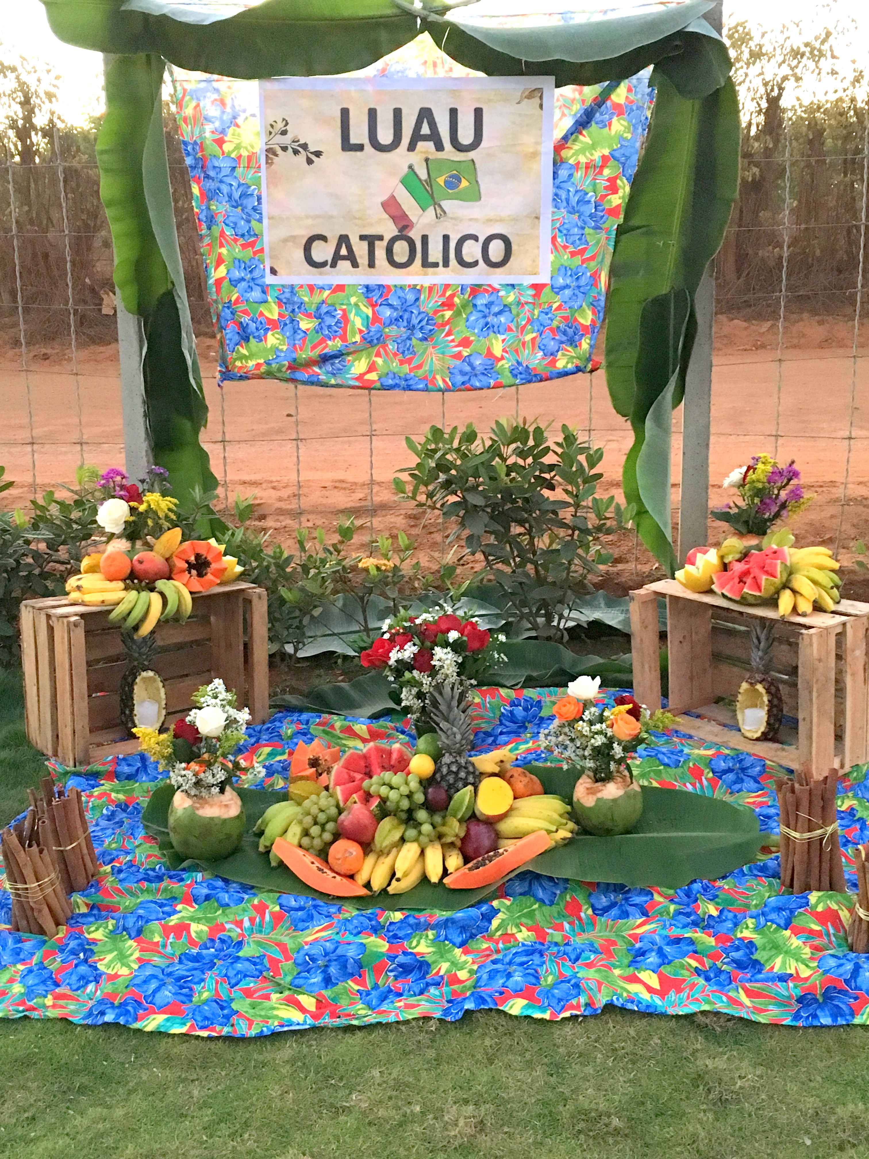 luau catolico decoração