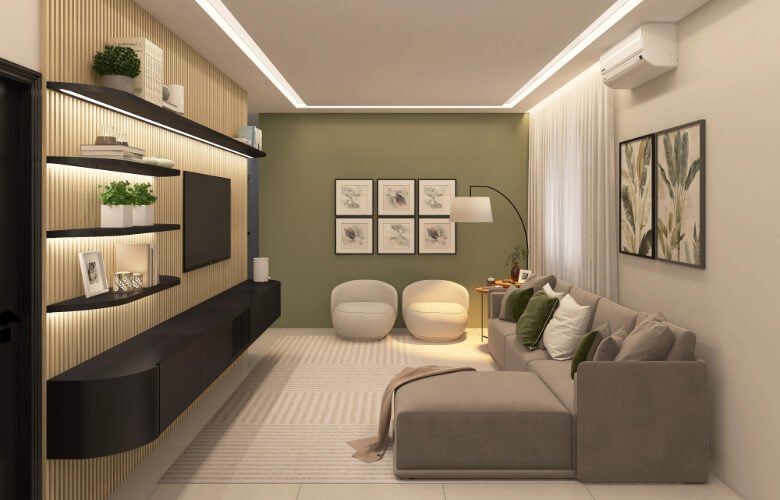 preço médio luminária de parede interna