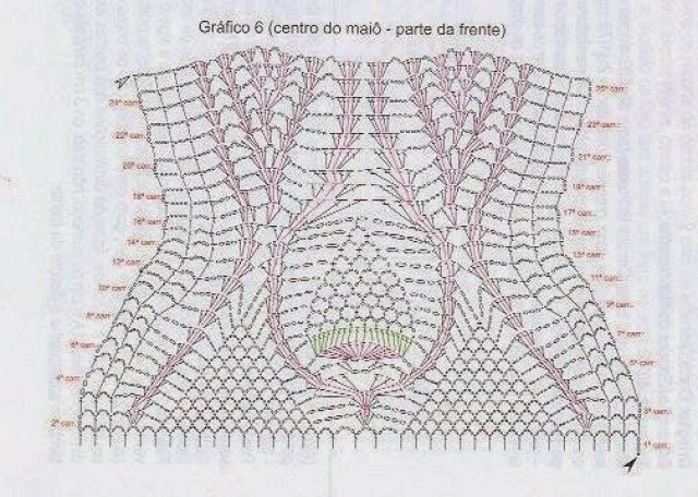 passo a passo maiô de crochê com recorte lateral