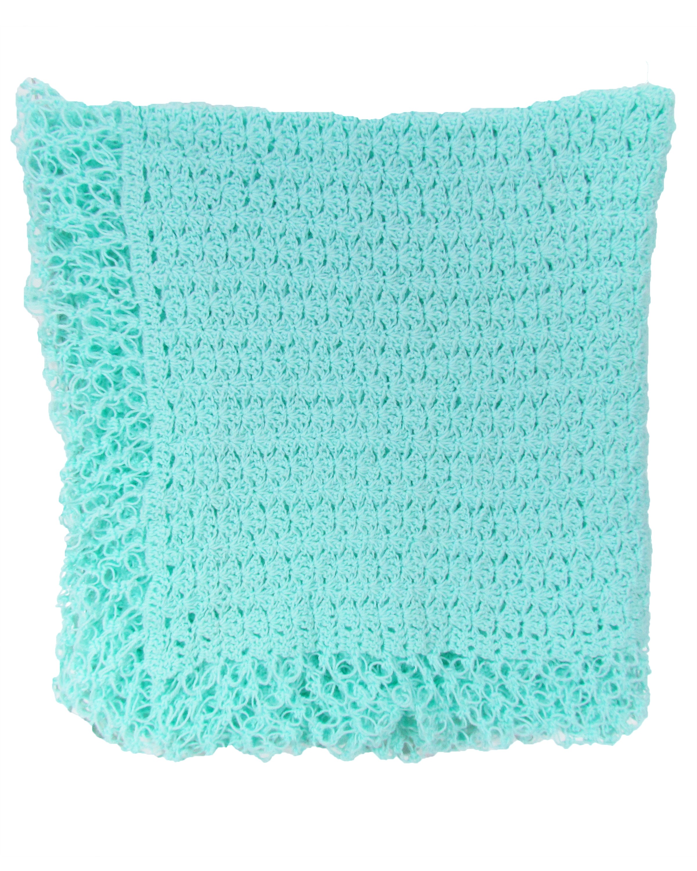 manta de bebe de croche