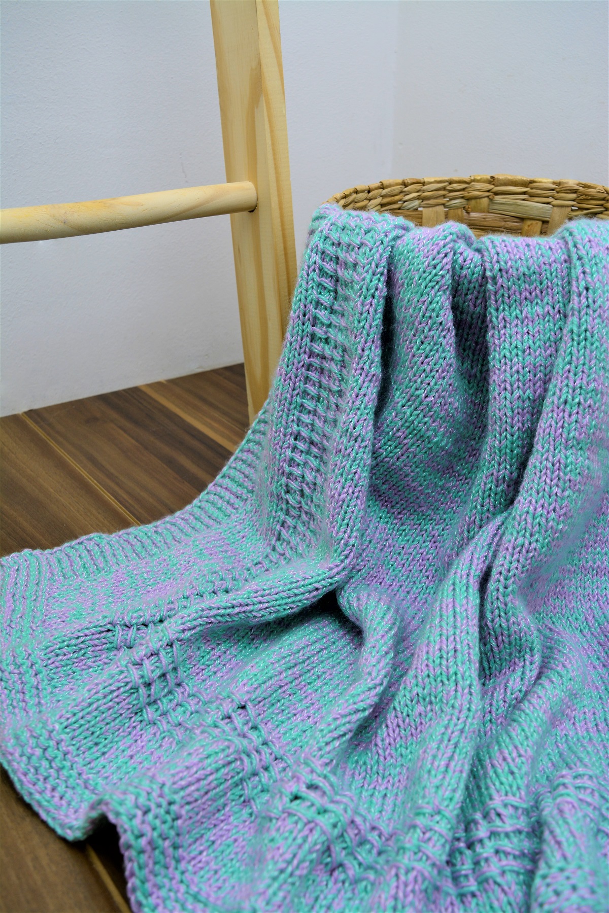 manta de bebe de croche