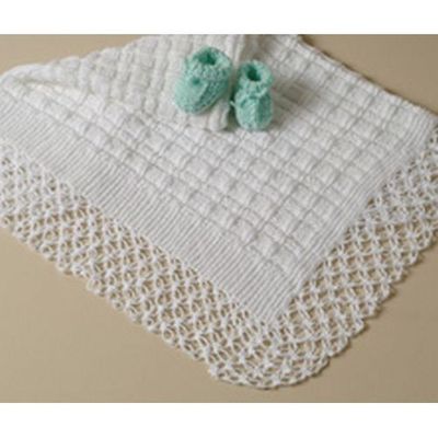 manta de bebe de croche