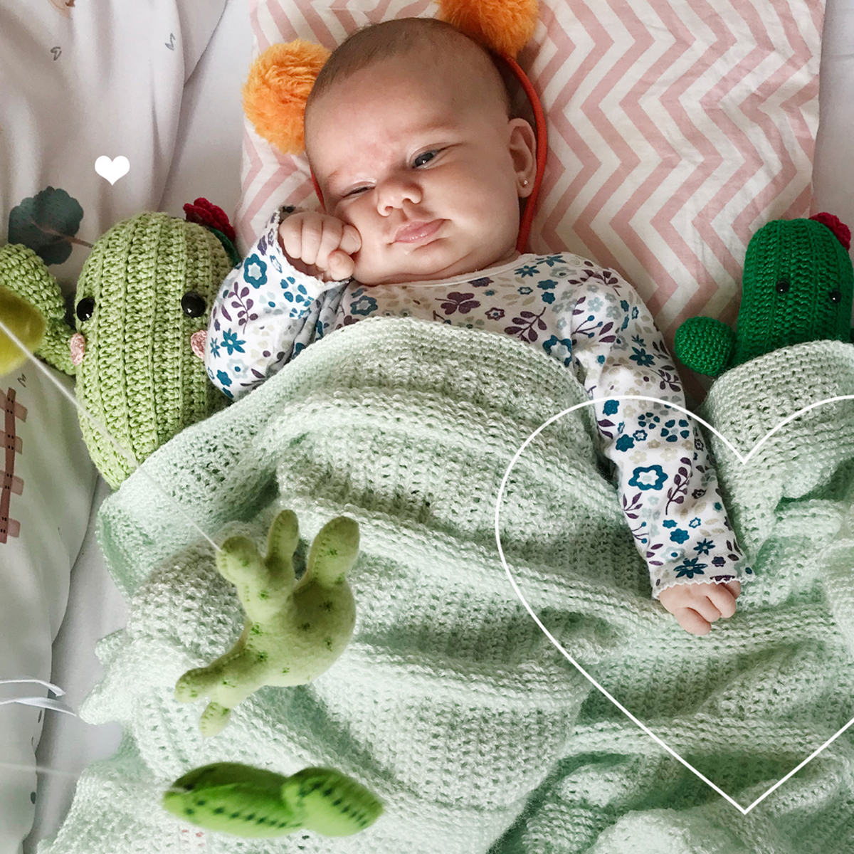 manta de croche para bebe com grafico