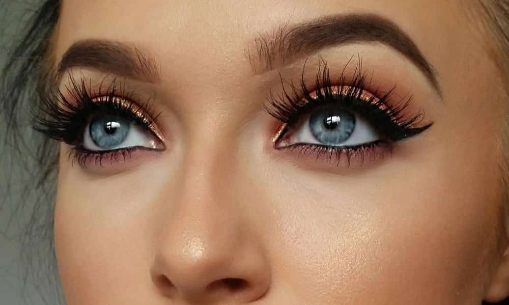 produtos maquiagem azul dourado custo beneficio