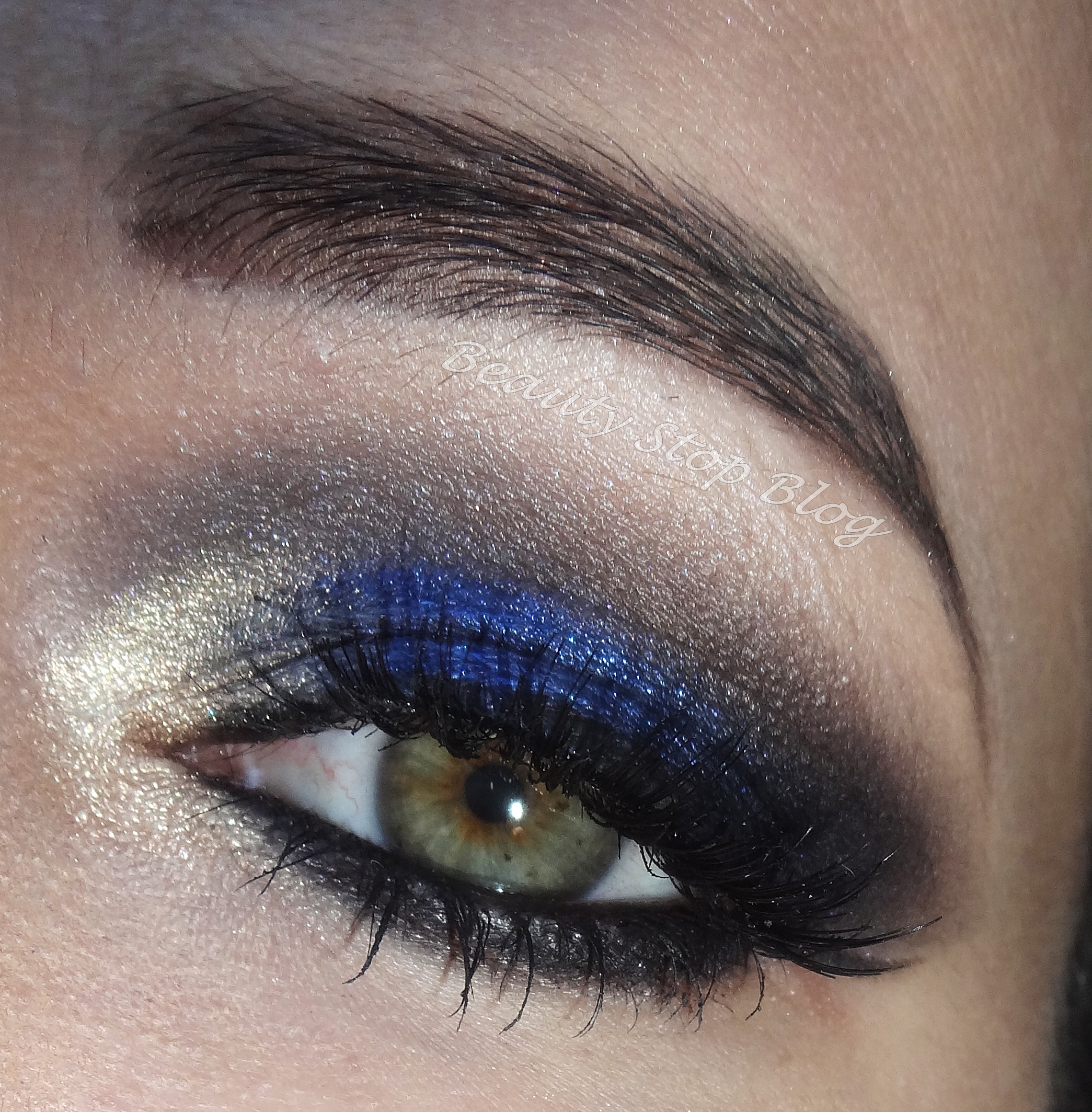 produtos maquiagem azul dourado custo beneficio