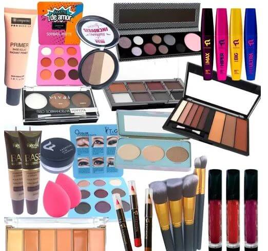 kit maquiagem baratinha completa