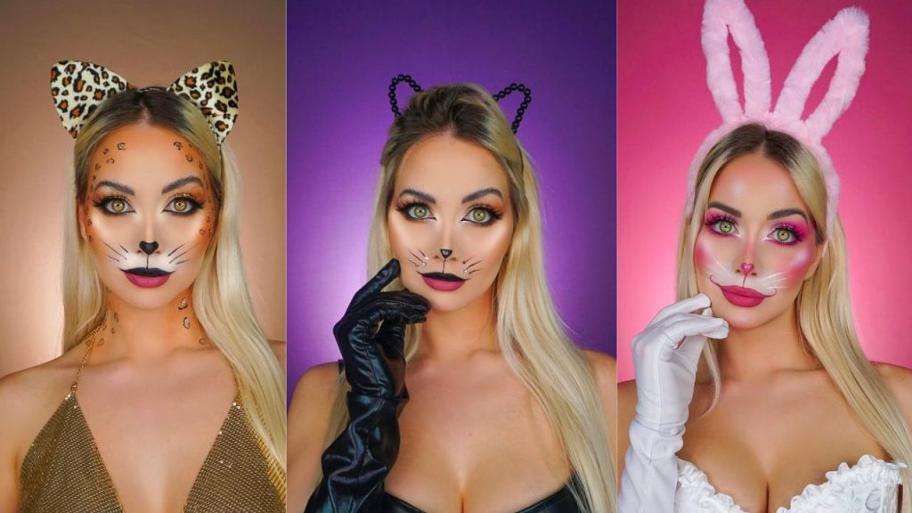 ideias maquiagem coelhinha criativa para festas