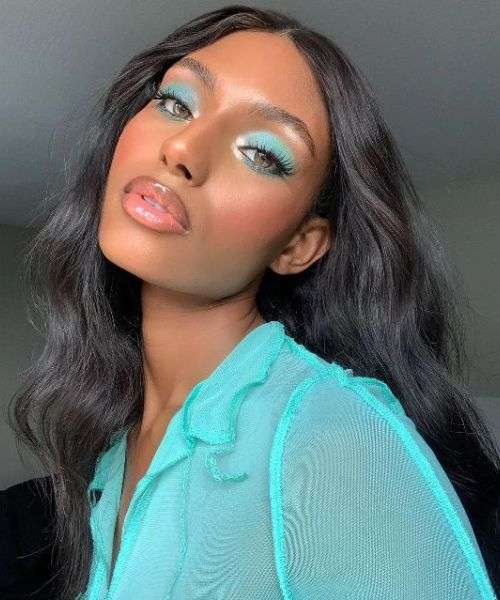 ideias de maquiagem colorida carnaval simples