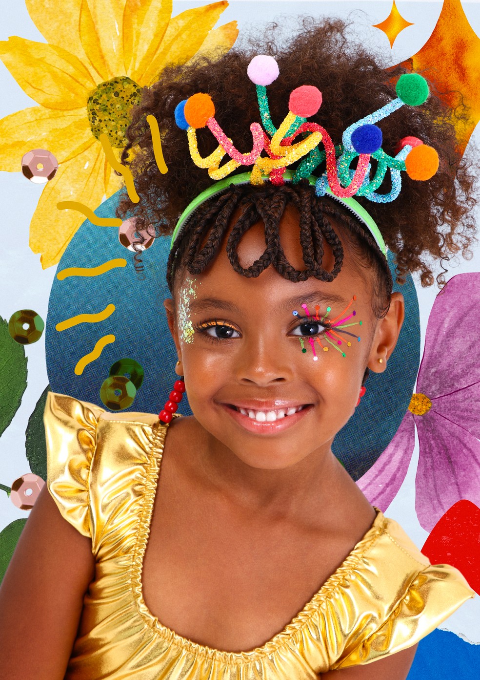 erros comuns ao fazer maquiagem carnaval colorida