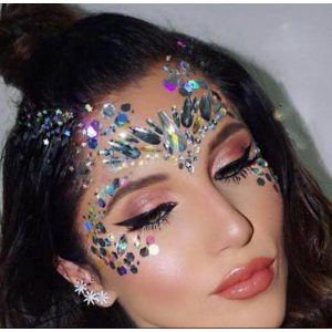 quanto custa maquiagem colorida carnaval completa