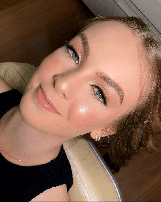 maquiagem 15 anos pele glow