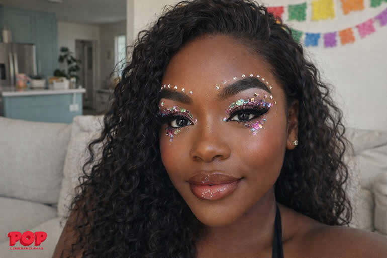 cola glitter vs vaselina para carnaval