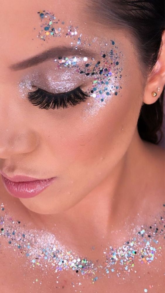 quanto custa maquiagem carnaval glitter profissional