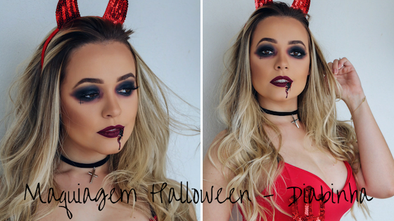 Maquiagem diabinha halloween